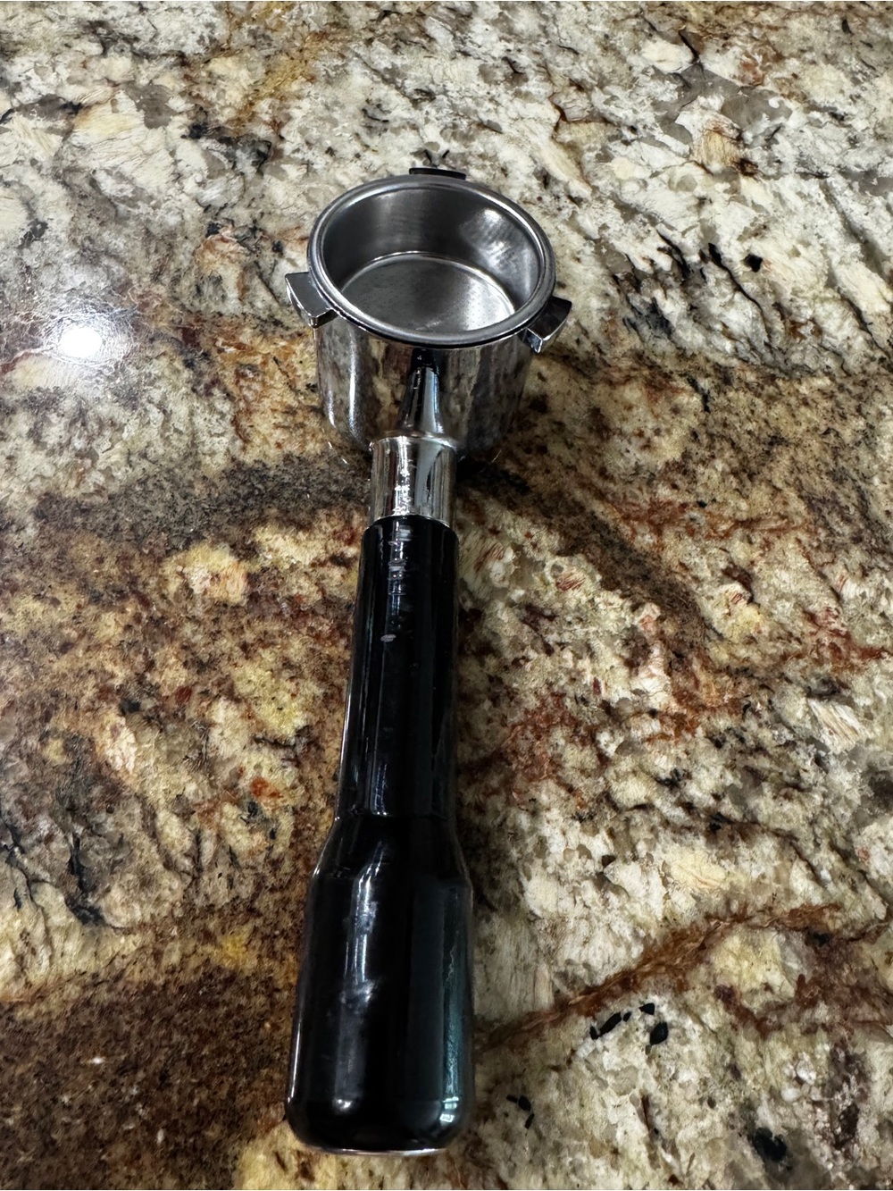 Bottomless Portafilter for DeLonghi Machine Coffee Handle & Filter Basket